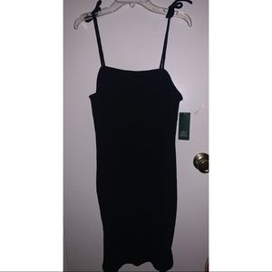 Women’s Sleeveless Tie Strap Knit Dress